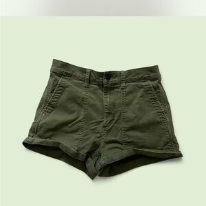 Madewell Forest Green Women's Cargo Shorts